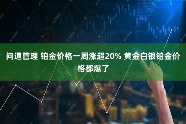 问道管理 铂金价格一周涨超20% 黄金白银铂金价格都爆了